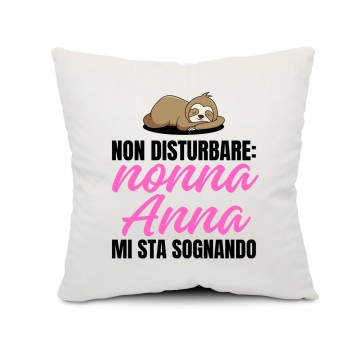 Cuscino personalizzabile regalo per la nonna "non Disturbare" - 1 pz