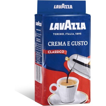 Lavazza Caffè Macinato Crema e Gusto - 4 confezioni da 250 grammi [1 Kg]