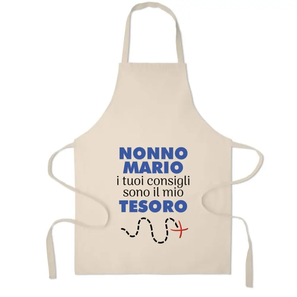 Grembiule personalizzabile "consigli tesoro"
