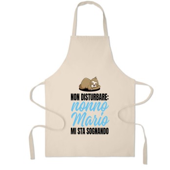 Grembiule personalizzabile "nonno mi sta sognando"