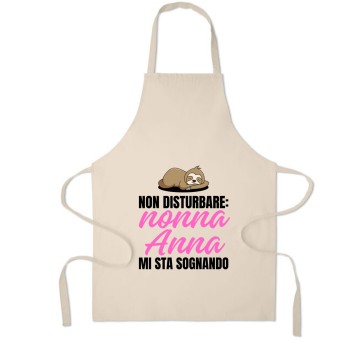 Grembiule personalizzabile "nonna mi sta sognando"