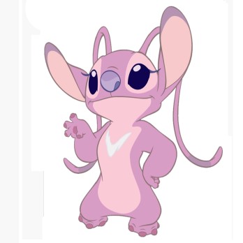 Sagoma decorativa in legno Angel Stitch - 85 cm