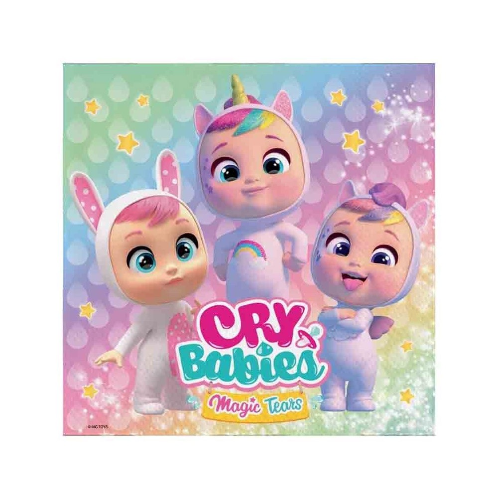 Kit n 81 Addobbi festa Cry Babies con sagoma polistirolo personalizzabile