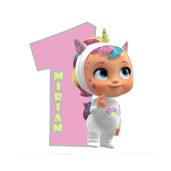 Kit n 81 Addobbi festa Cry Babies con sagoma polistirolo personalizzabile