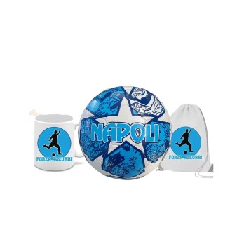 Calza della befana Tifoso Azzurro fai da te Napoli