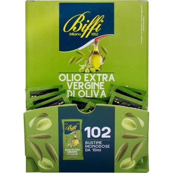 Biffi Olio Extra Vergine di Oliva Monodose 102 Bustine da 10ml