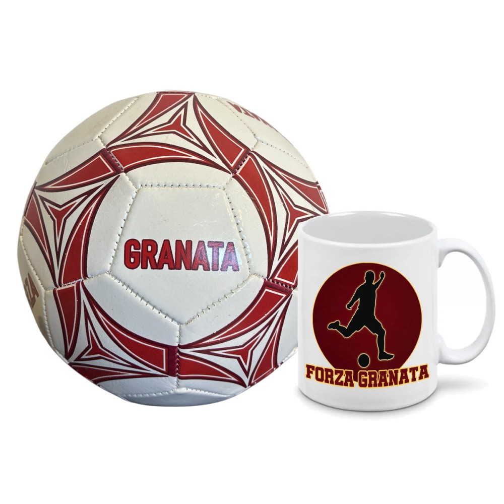 Pallone Granata Salernitana e tazza