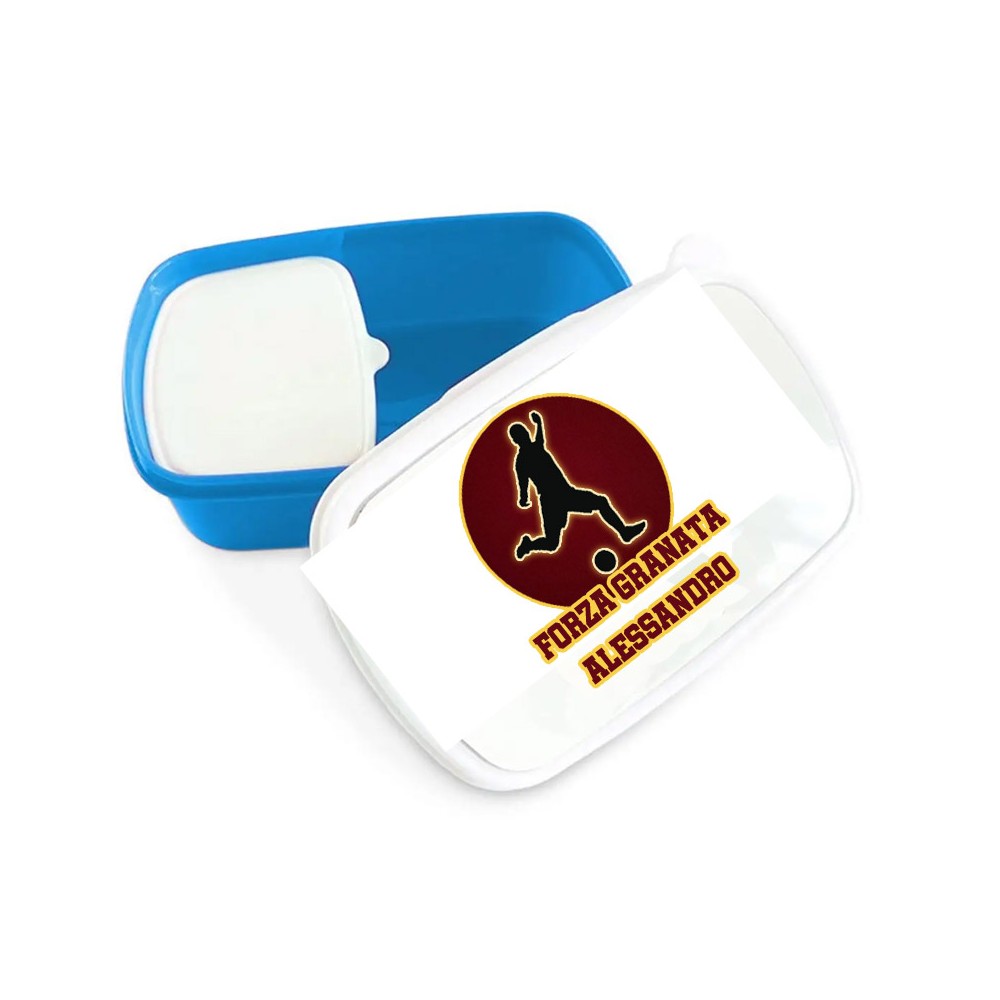 Portamerenda Granata Salernitana doppio scomparto personalizzato