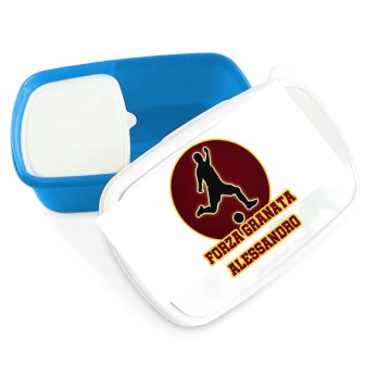 Pallone Granata Salernitana n.5 + Sacca e portamerenda personalizzabili
