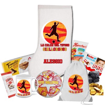 Calza della befana Tifoso Giallorosso fai da te Roma