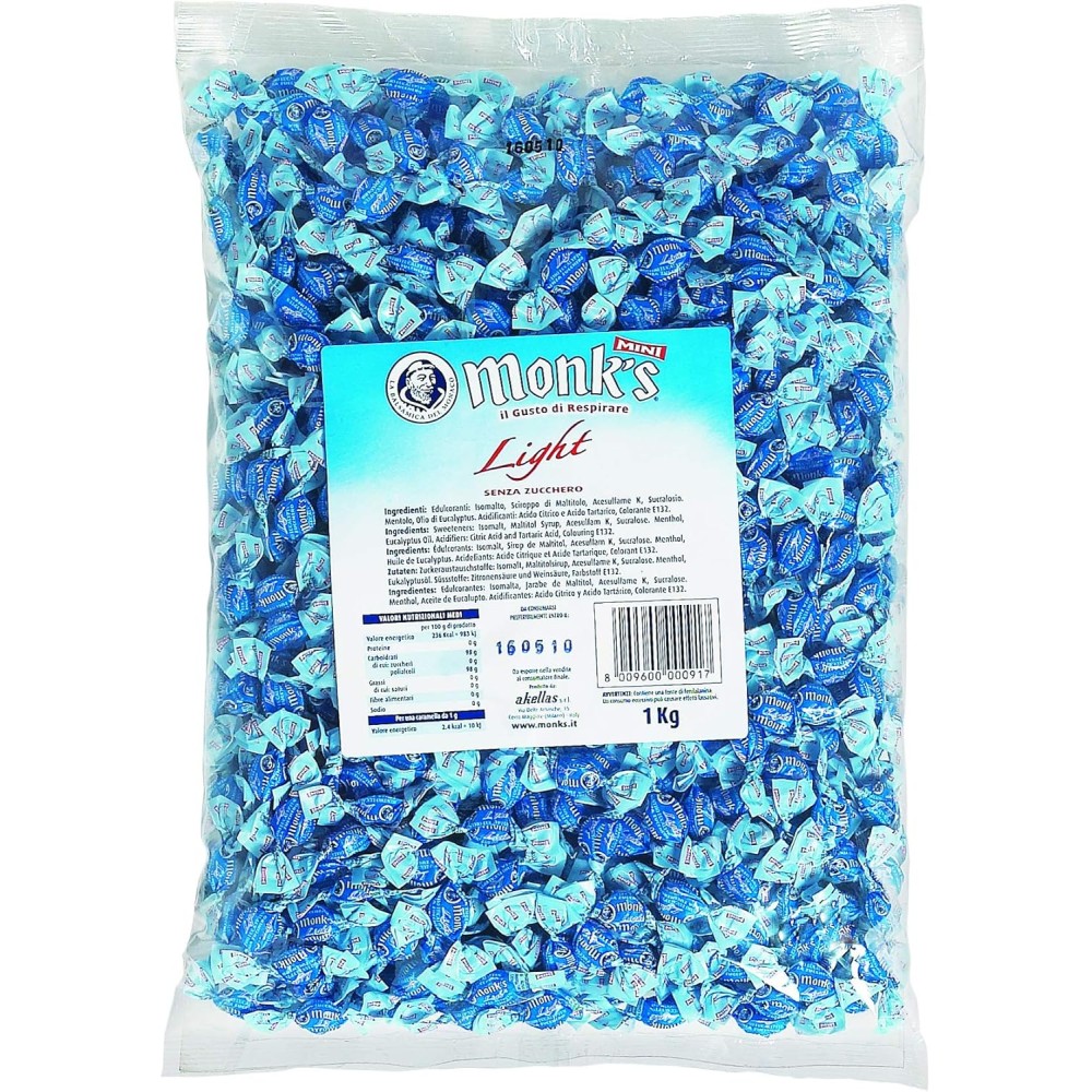 MONK'S MINI LIGHT caramelle balsamiche 1 kg