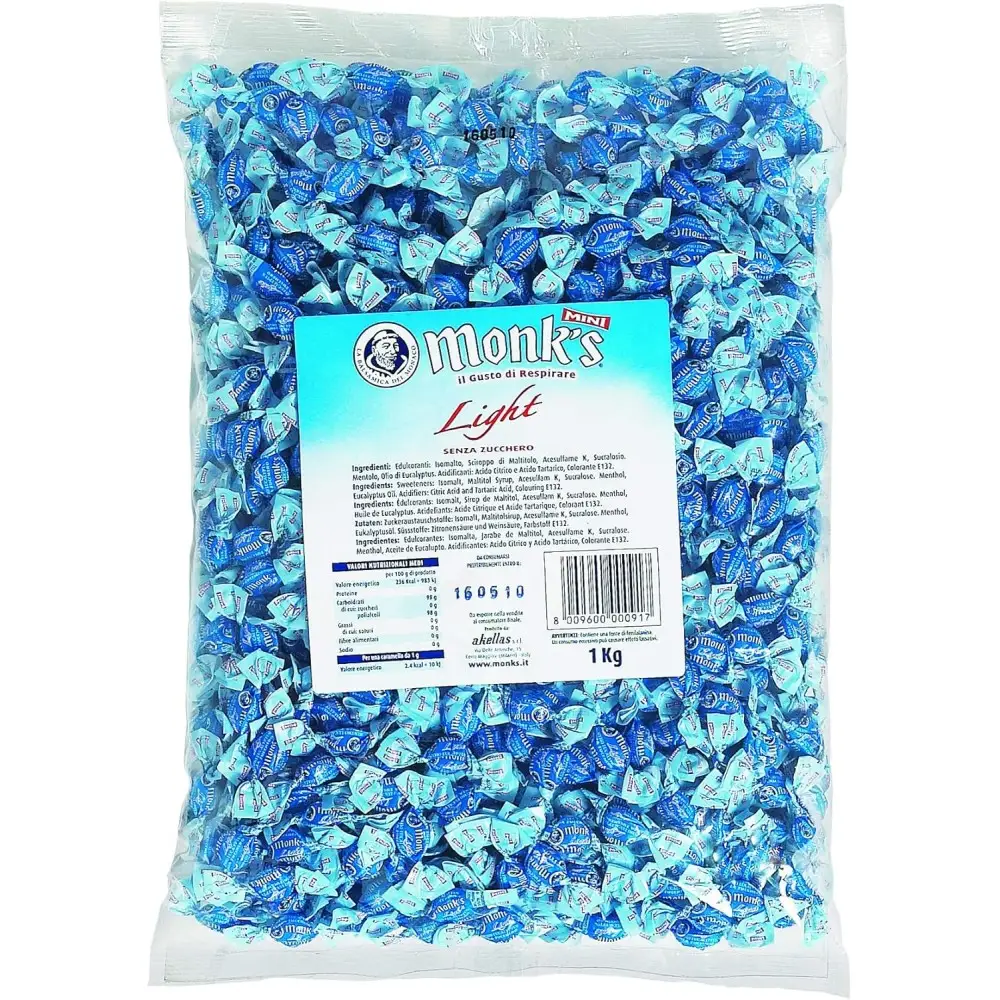 MONK'S MINI LIGHT caramelle balsamiche 1 kg