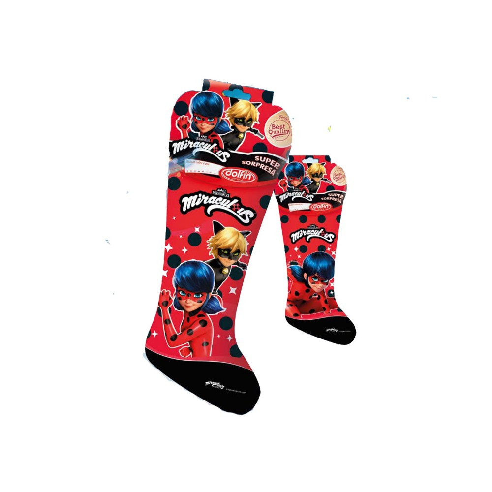 Calza della Befana Ladybug 190g mod. assortiti