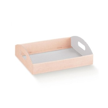 cesto vassoio seta rosa (da abbinare al crowner ) 112854  435 mm x 290 mm x 45 mm 12854