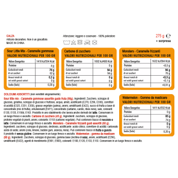 Calza della befana Leoncino con etichetta e tazza personalizzabili
