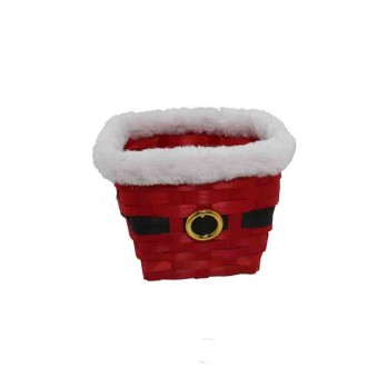 Cestino regalo natalizio lollipop e pan di zenzero