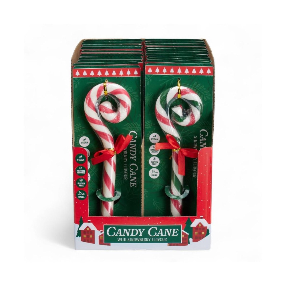 Cestino regalo natalizio the e candy cane