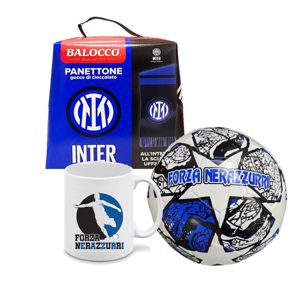 Panettone 500 g Balocco Inter + Pallone e tazza
