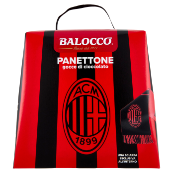 Panettone 500 g Balocco Milan + Pallone e tazza