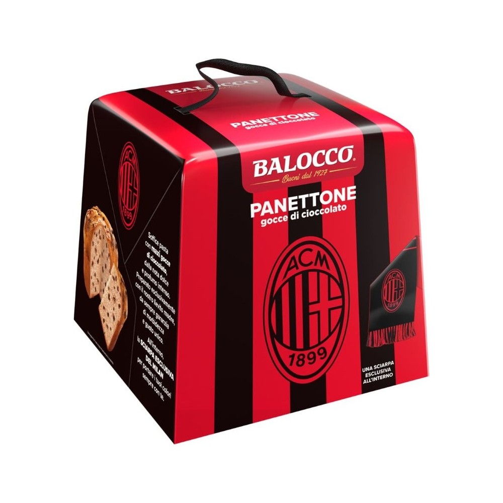 Panettone 500 g Balocco Milan + Pallone e tazza