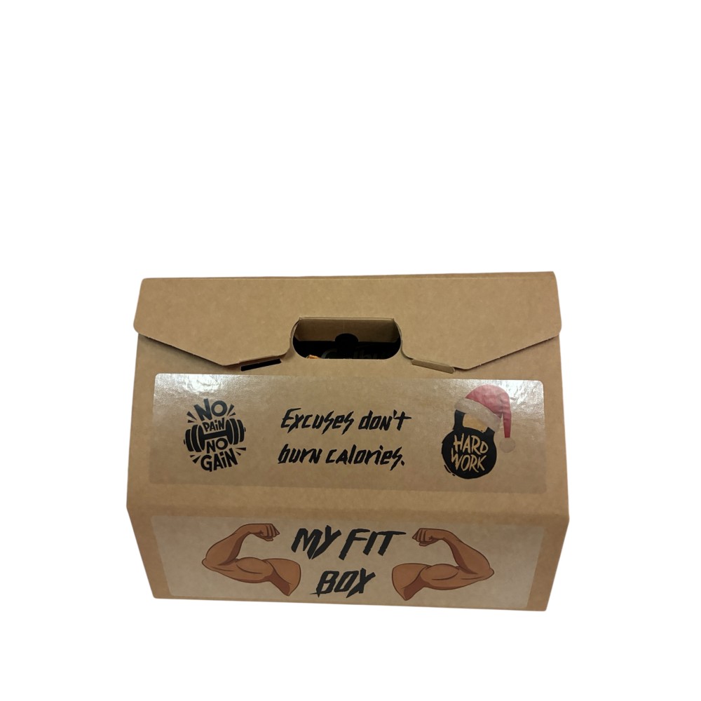 Cesto regalo natalizio Proteico con prodotti energetici e tazza mug