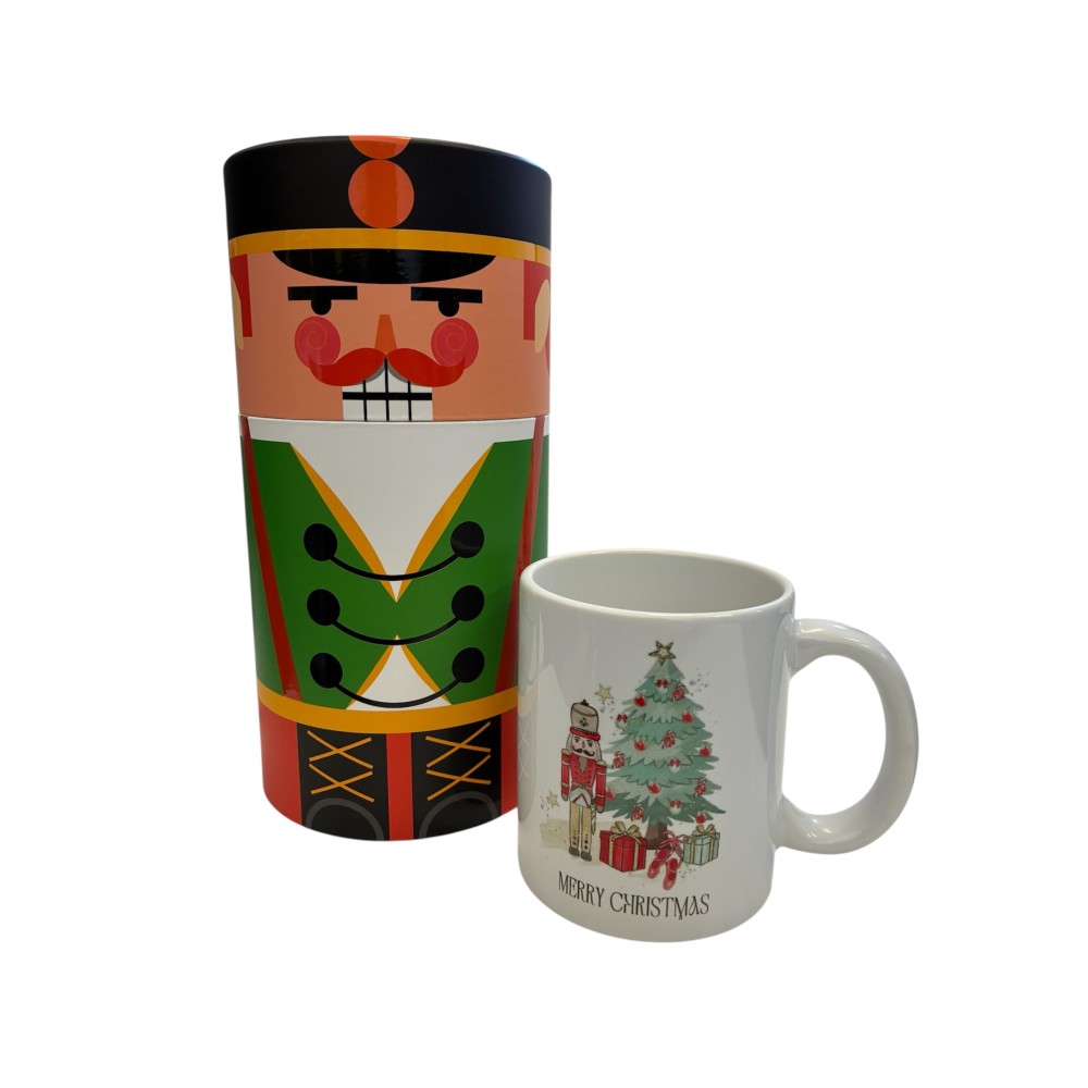 Set regalo La Suissa tubo schiaccianoci con cioccolatini + tazza mug