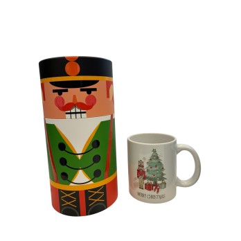 Set regalo La Suissa tubo schiaccianoci con cioccolatini + tazza mug