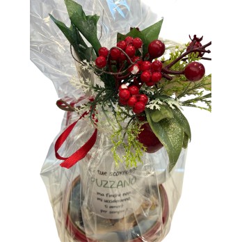 Set regalo Box latta biscotti natalizi 114 g + tazza con frase divertente