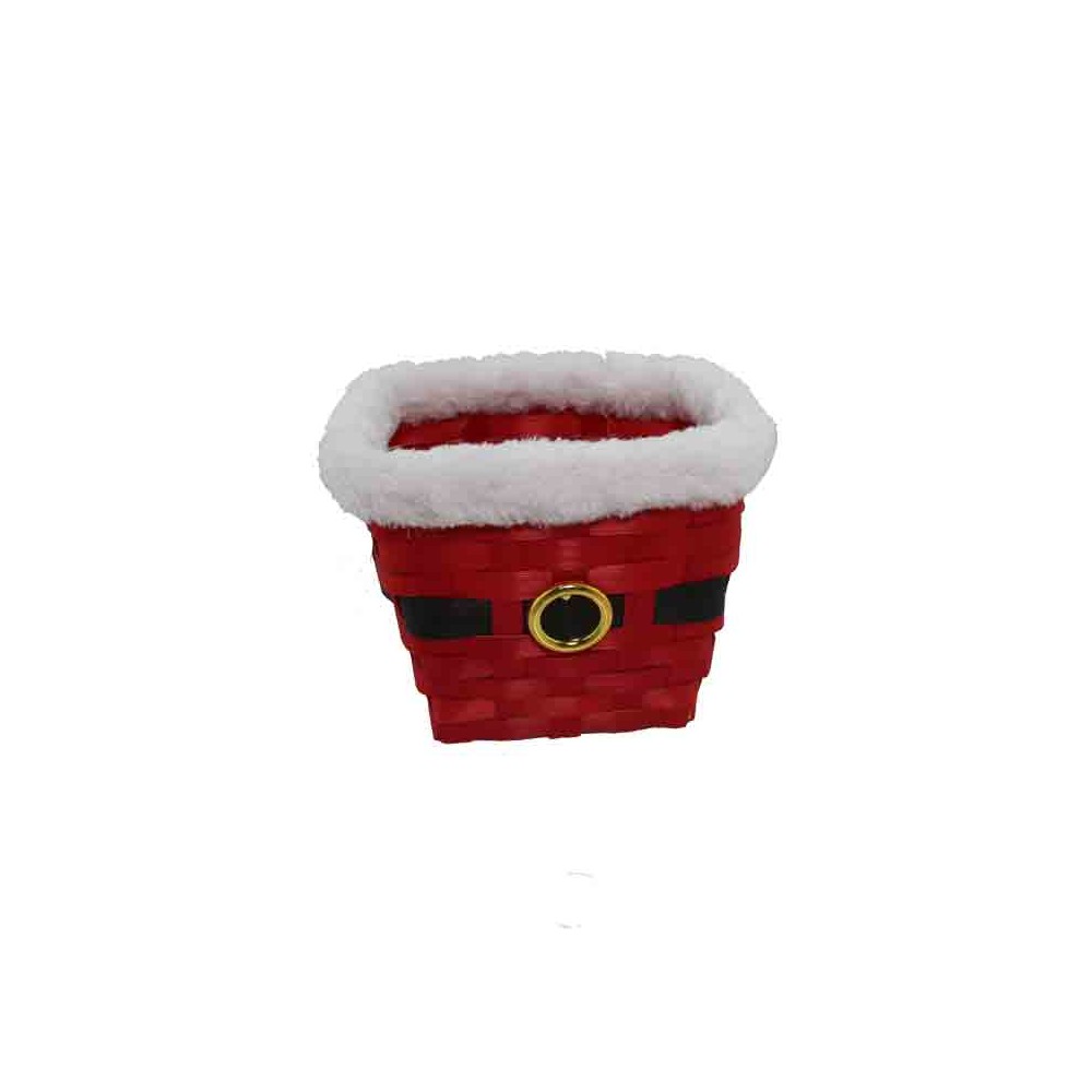 Cestino regalo natalizio confezionato con tazza "scorregge" + box biscotti 114 g