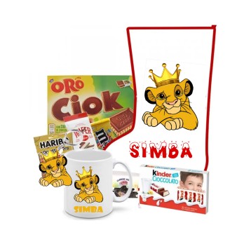 Calza Della Befana Simba Re Leone Personalizzabile kit Fai da te