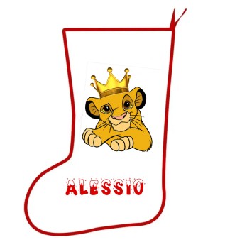 Calza Della Befana Simba Re Leone Personalizzabile kit Fai da te