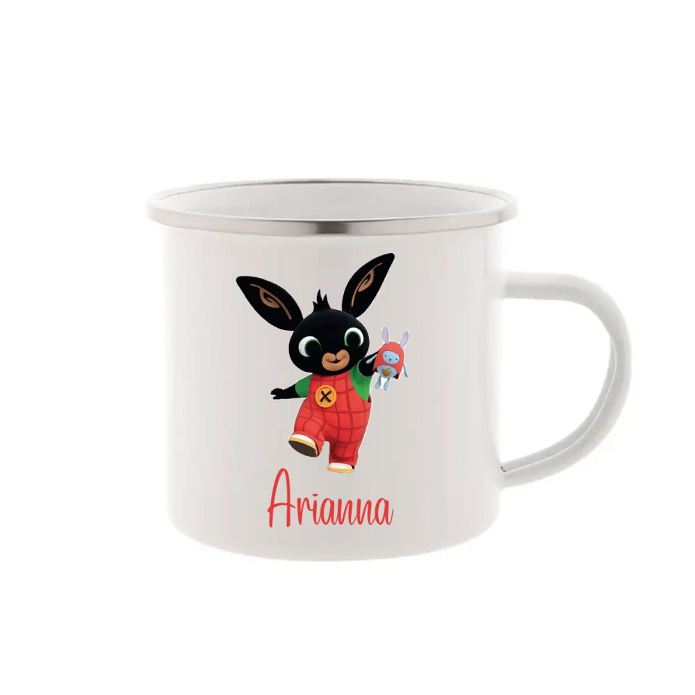 Tazza Vintage in metallo Bing Personalizzabile