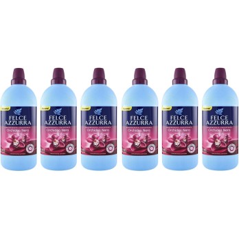 8 X Felce Azzurra Ammorbidente Concentrato Orchidea Nera Ammorbidente concentrato Orchidea nera – 41 lavaggi 1025 ml
