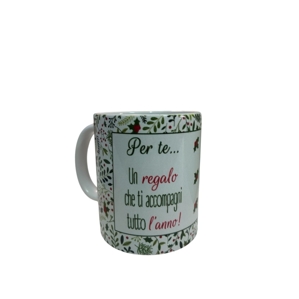 Tazza Natalizia Auguri Personalizzata con nome