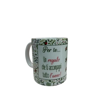 Tazza Natalizia Auguri Personalizzata con nome