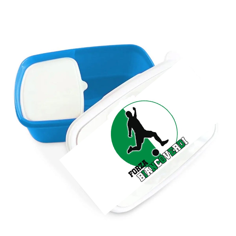 Portamerenda Forza Biancoverdi Avellino doppio scomparto personalizzato