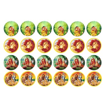 Mini cialde Re Leone Simba - 24 PZ