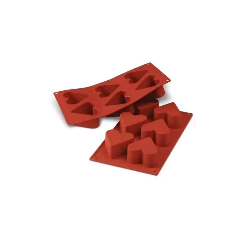 STAMPO SILICONE 6 BUDINI BRIOCHE CANELLATE SF034