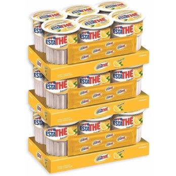 18 brick Thè Limone Bevanda con Infuso Vero di Foglie di Thè al Limone in Brick per estathe 6 x 200 ml