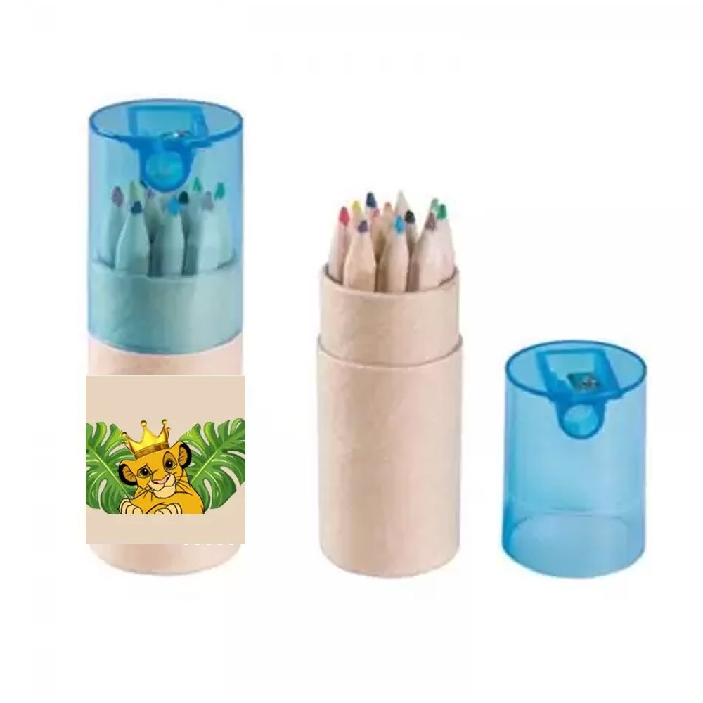 10 Cilindri Mini pastelli Simba Re Leone