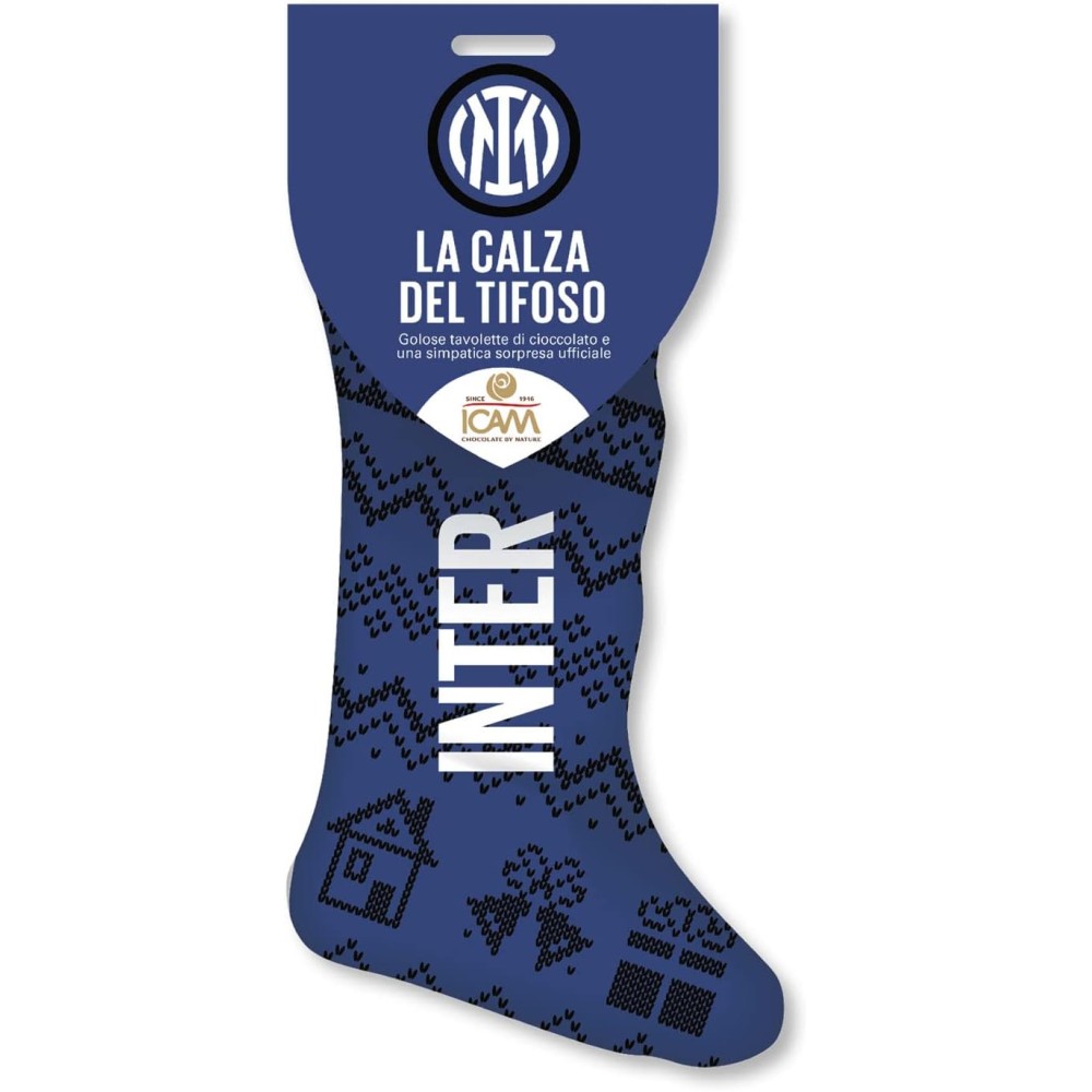 Calza della befana del tifoso Inter + tazza personalizzabile