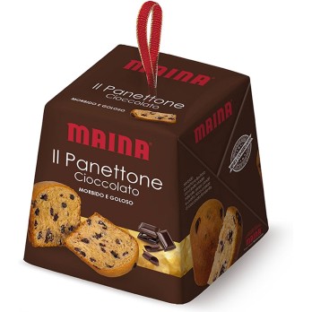 36 x Mini Panettone Con Gocce Di Cioccolato Maina 100 Grammi Panettone Piccolo