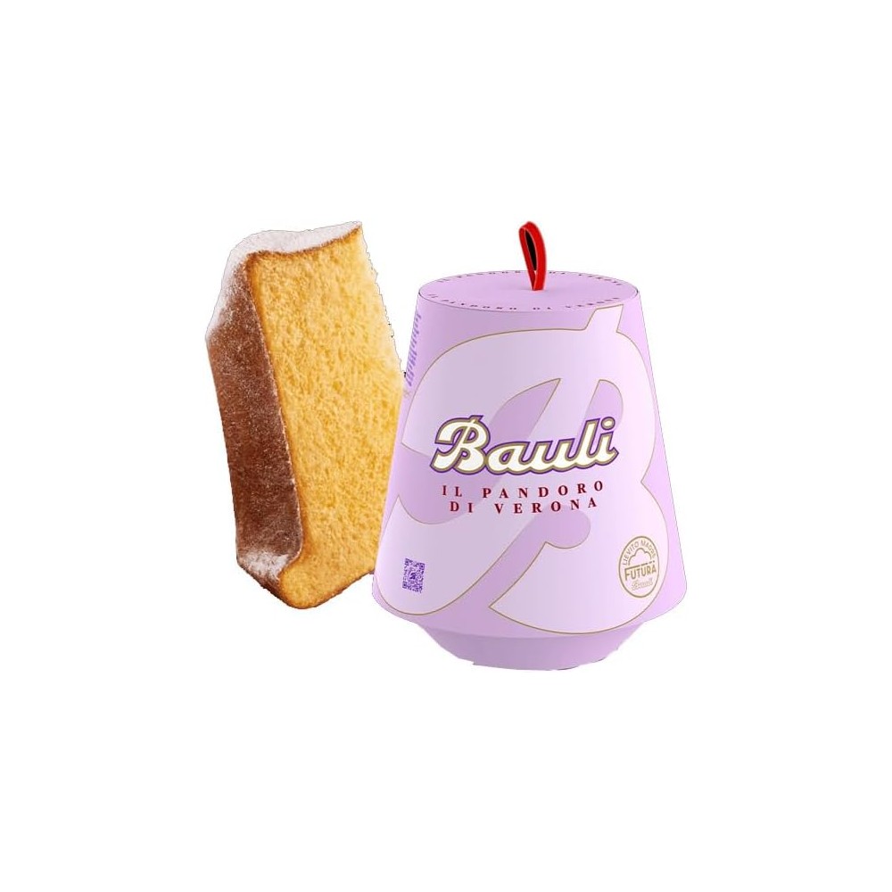 12 X Bauli Mini Pandoro di Verona Classico Tradizionale con Bustina di Zucchero 100 g