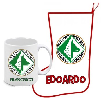 Calza della befana Avellino Calcio + tazza Personalizzabile