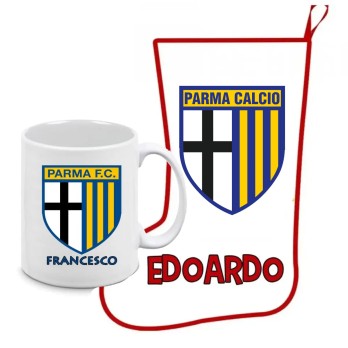 Calza della befana Parma Calcio + tazza Personalizzabili