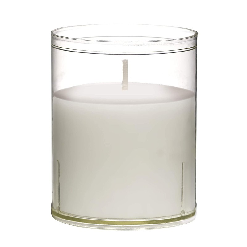 20 Candele Bianche Relight refil lunga durata 24h