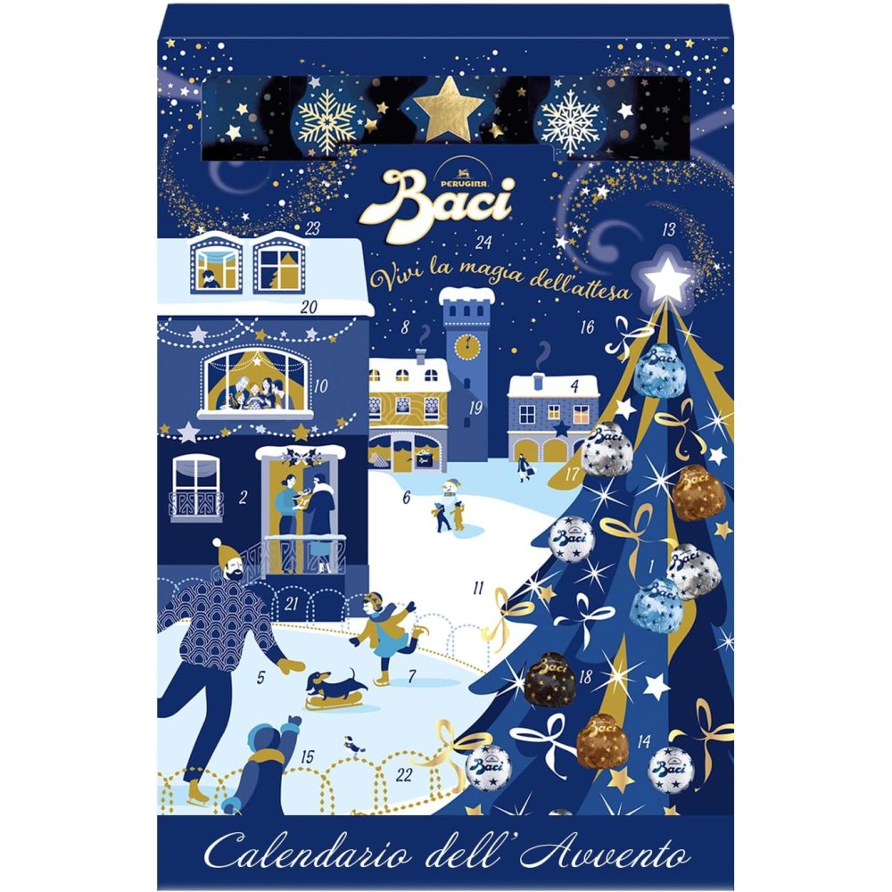 BACI PERUGINA Calendario Avvento 2025 Cioccolatini Assortiti 278g