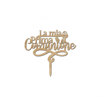 Cake Topper Personalizzabile In Legno