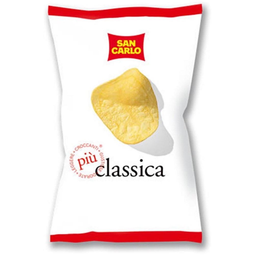 San Carlo Patatine Classiche Confezione da 20 pacchi da 50 gr