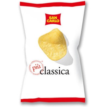San Carlo Patatine Classiche Confezione da 20 pacchi da 50 gr